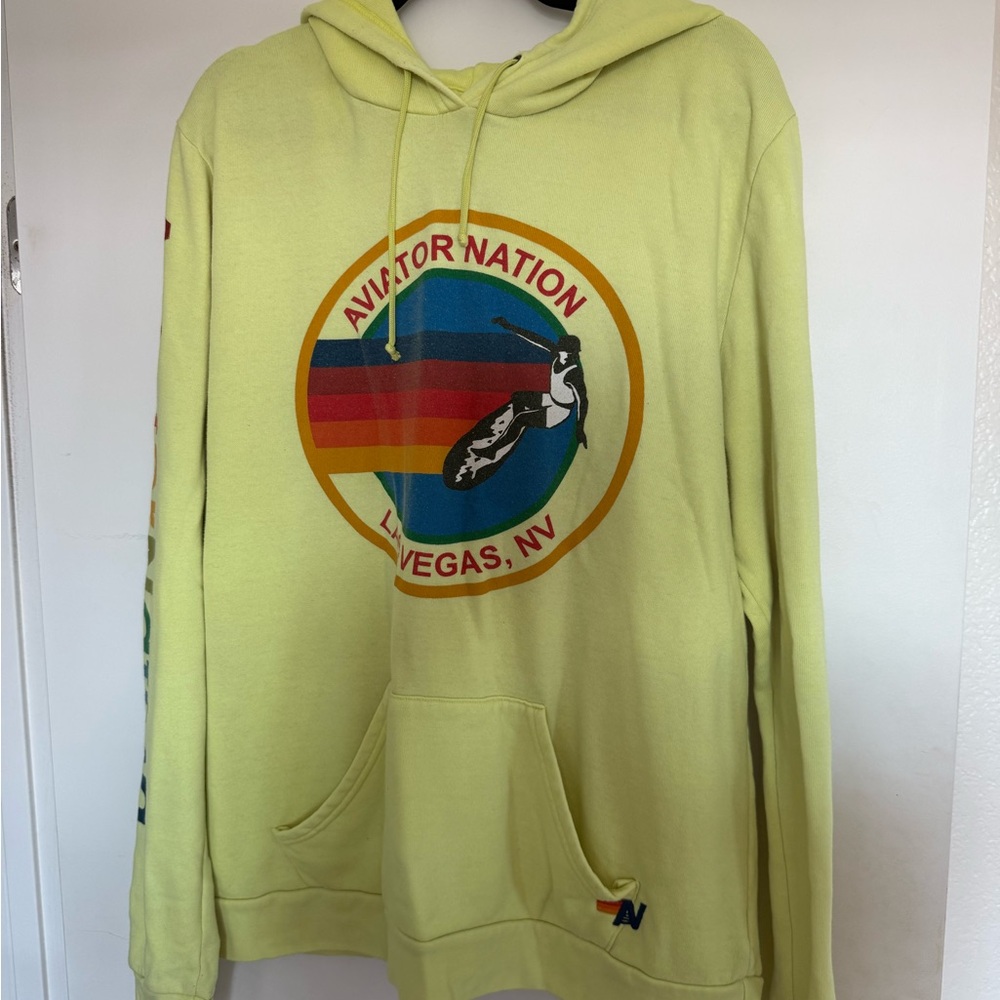 Aviator Nation Hoodie with Multicolor Graphic